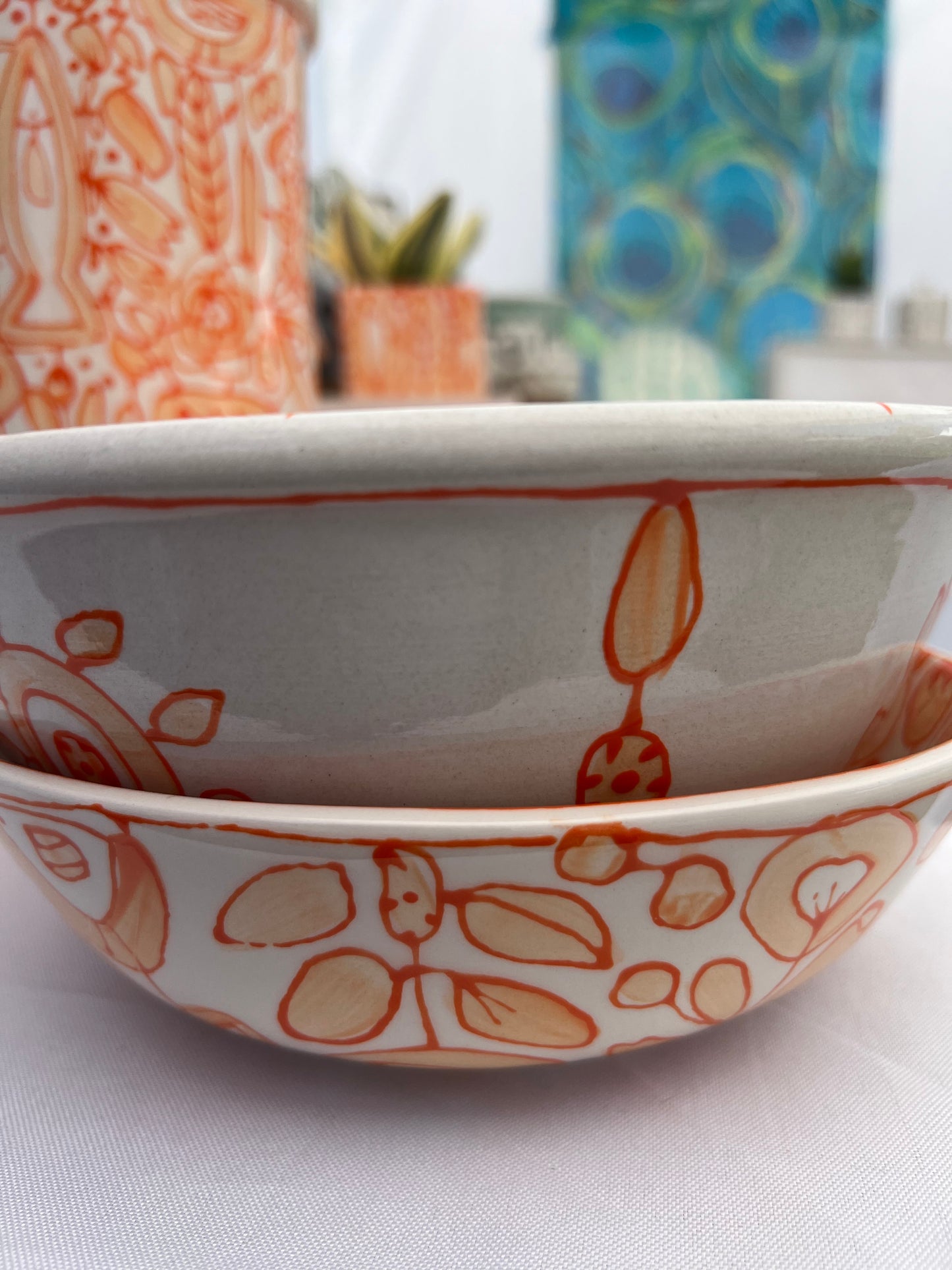 Shallow bowls