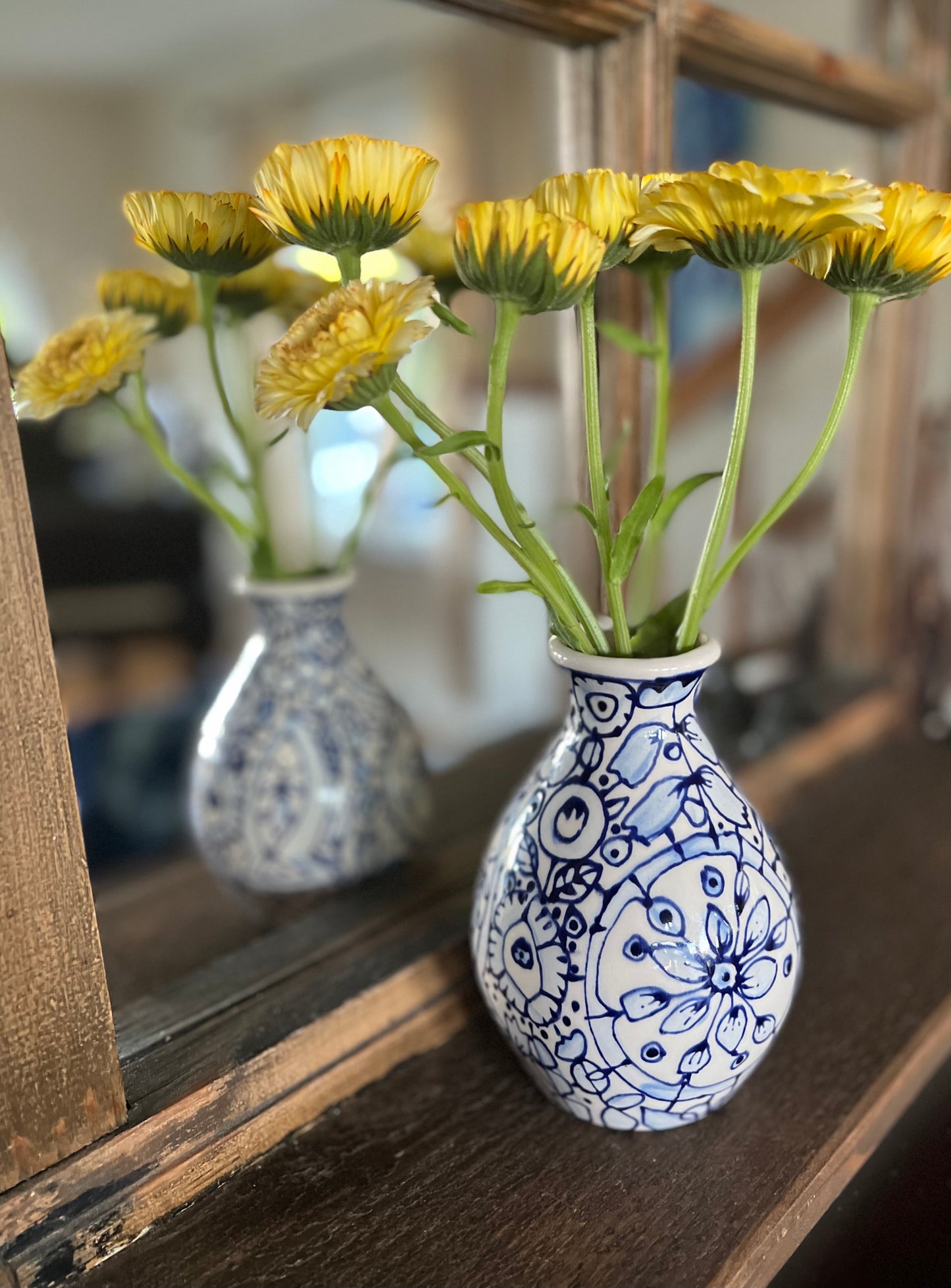 Pear shaped bud vase